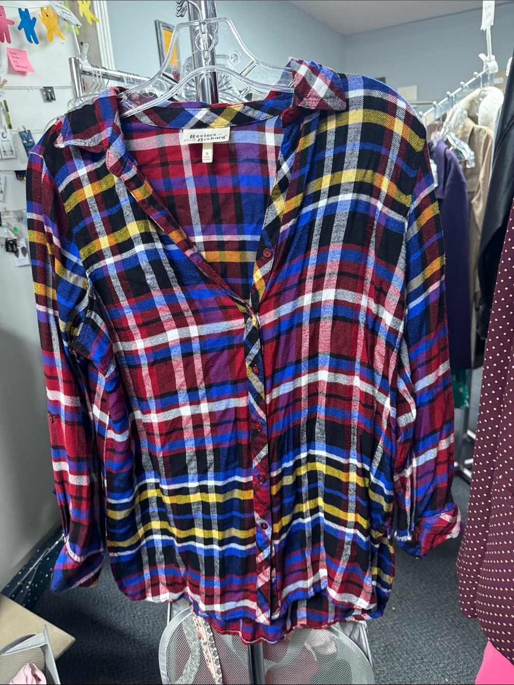 Hester and orchard button down S // 092085